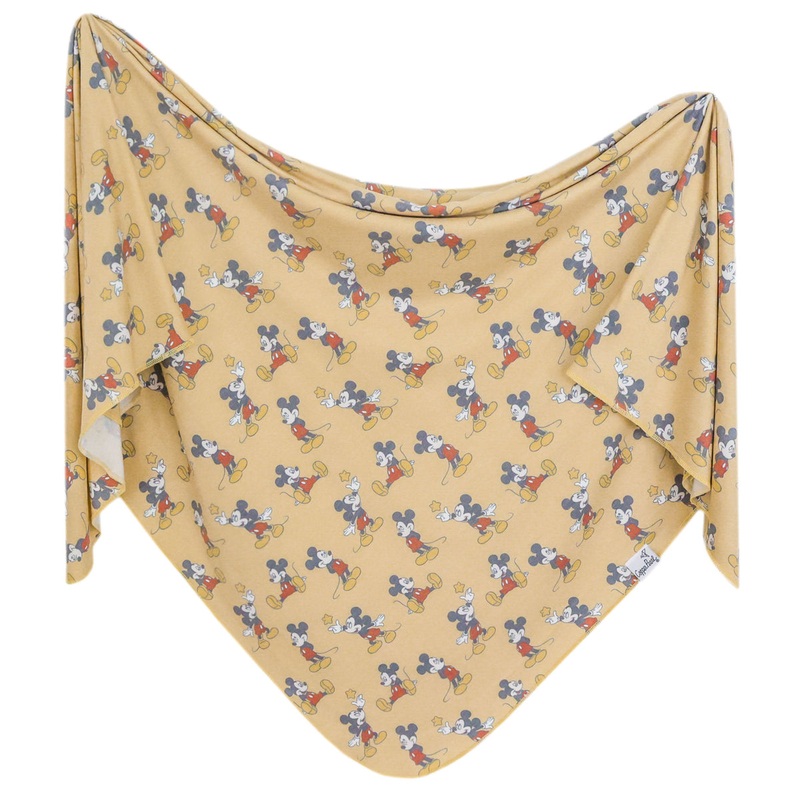 Copper Pearl Knit Swaddle Blanket – Mickey Mouse