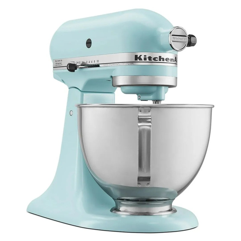 Deluxe 4.5 Quart Tilt-Head Stand Mixer Mineral Water Blue