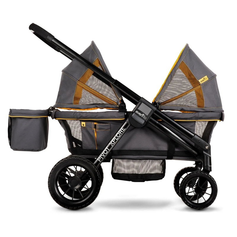 Pivot Xplore All-Terrain  Stroller Wagon – Solid Print Gray
