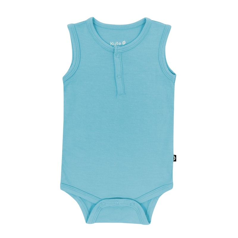 Sleeveless Bodysuit in Makai