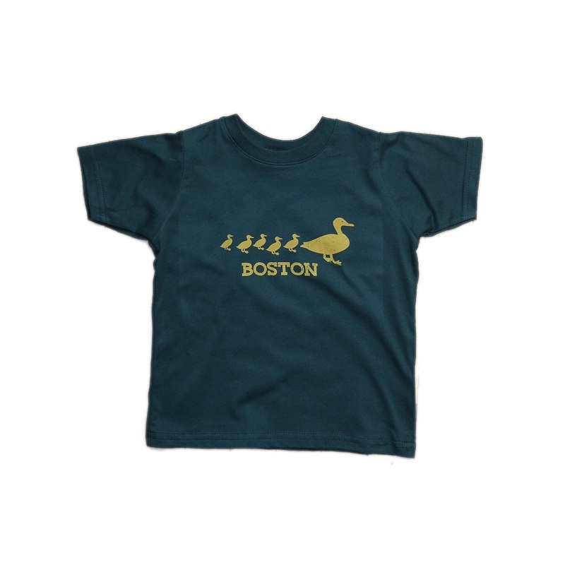 Toddler Boston Ducklings T-Shirt – Forest Green