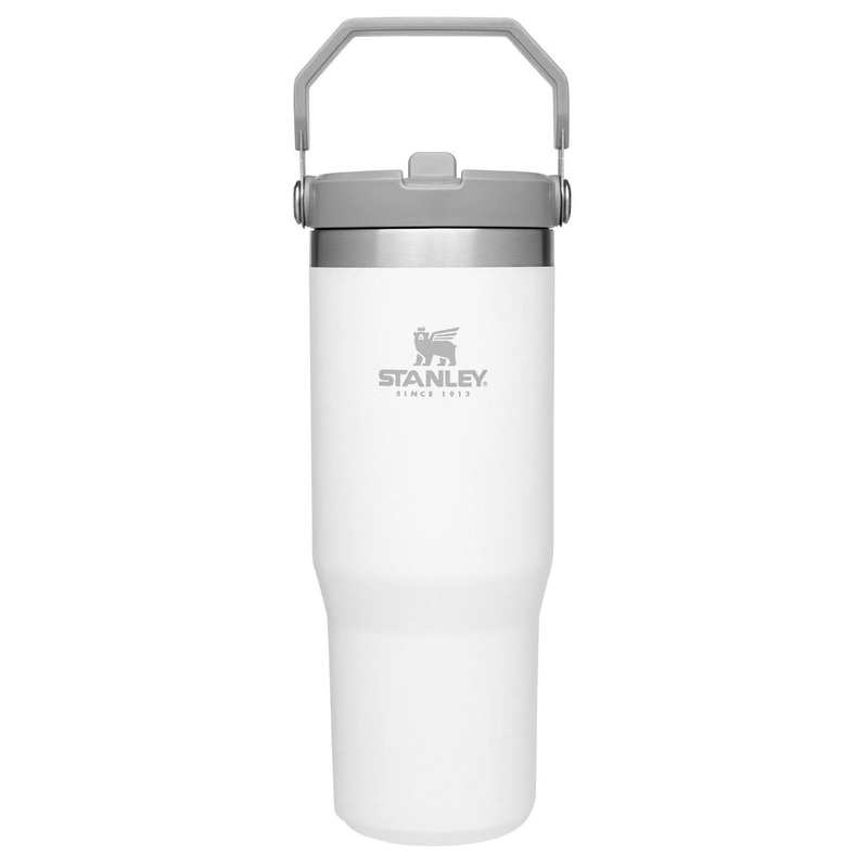 30 oz Stainless Steel Ice Flow Flip Straw Tumbler Polar: Dishwasher-Safe Drinkware for Hot & Cold Beverages (See Description)