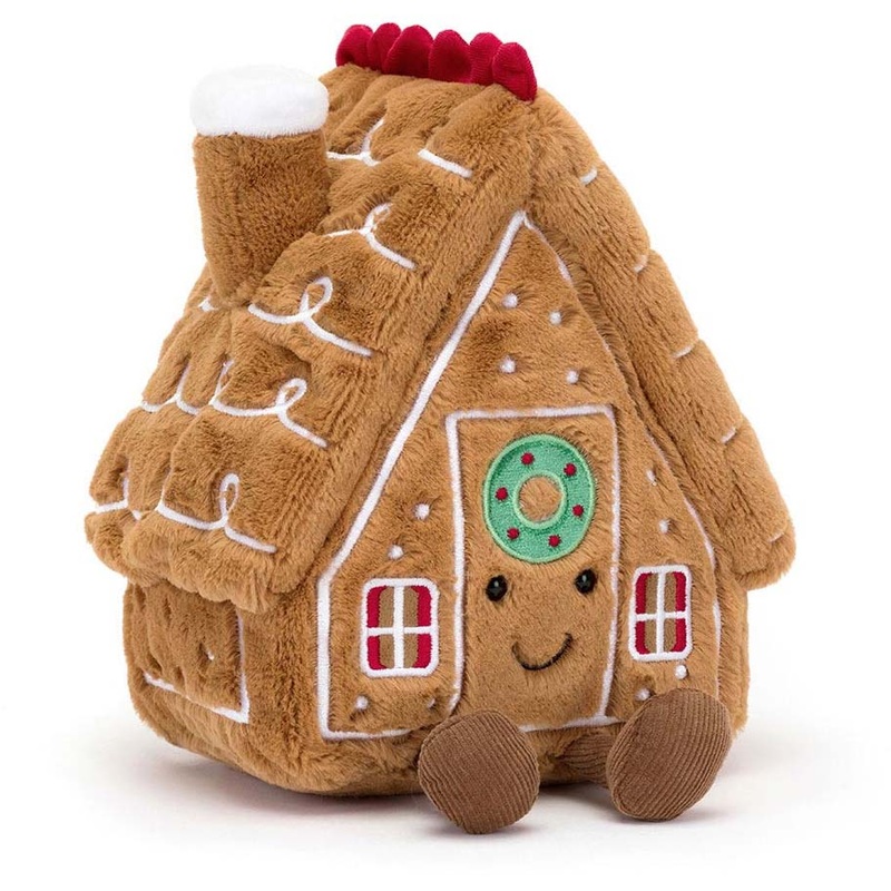 Jellycat Amuseables Gingerbread House, 7″
