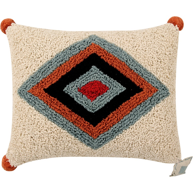 Lorena Canals Rhombus Cushion (1′ 3” x 1′ 7”)