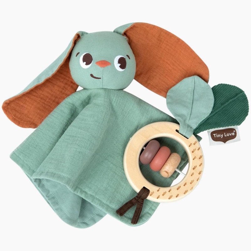 Tiny Love Soft Bunny & Rattle Toy Set – Garden of Adventure Collection