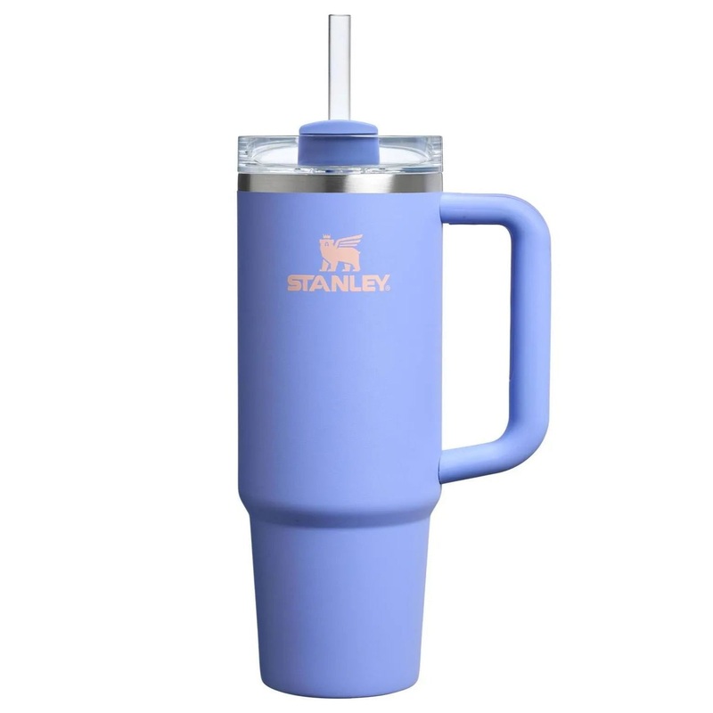 40 oz Hydrangea Stainless Steel H2.0 Flowstate Quencher Tumbler