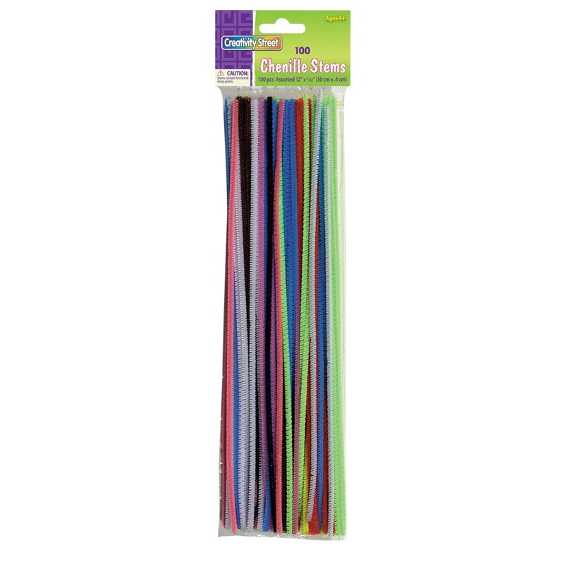 Assorted Regular Chenille Stems