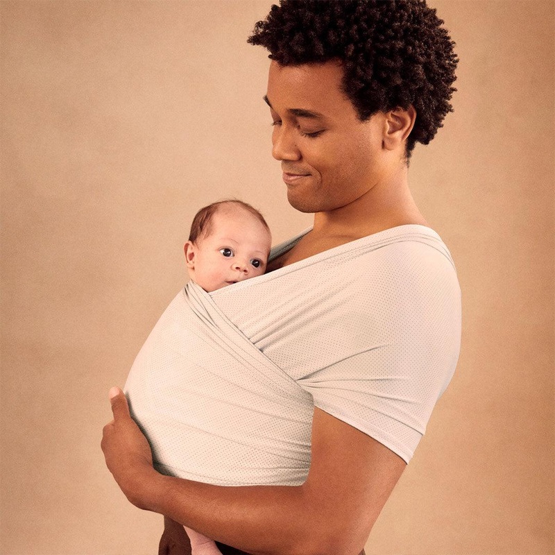 Ergobaby Aura Mesh Baby Wrap – Soft Grey Mesh