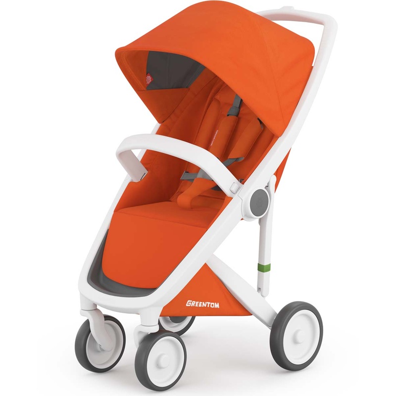 Greentom Classic Stroller – White/Orange