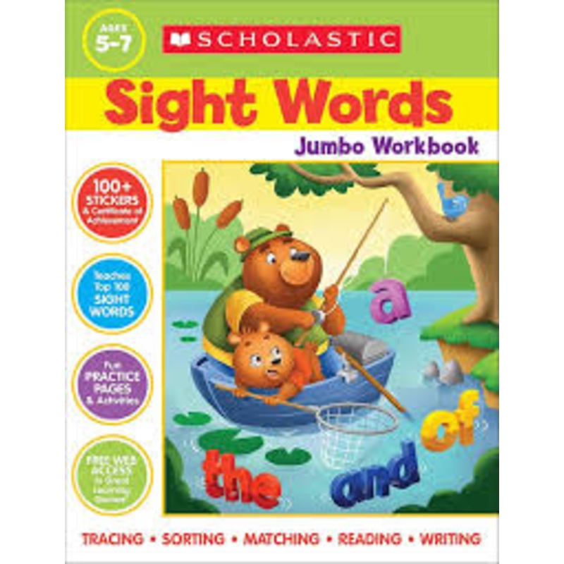 Sight Words Jumbo Work Ages 5-7