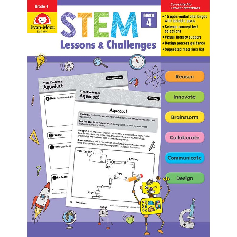 STEM Lessons and Challenges, Grade 4 – Teacher Reproducibles