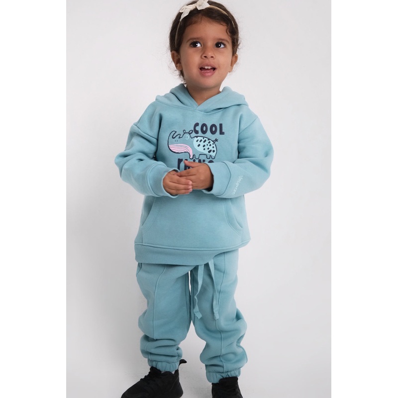 “Cool rhiNo” 2-Piece Hooded Outfit Set