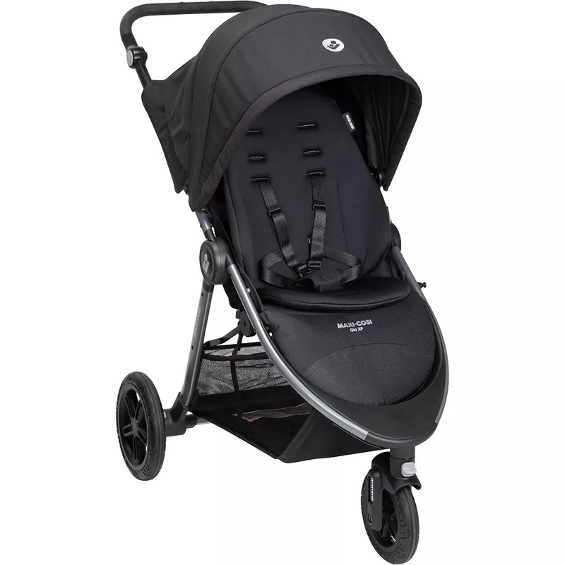 Gia XP 3-Wheel Stroller Midnight Black