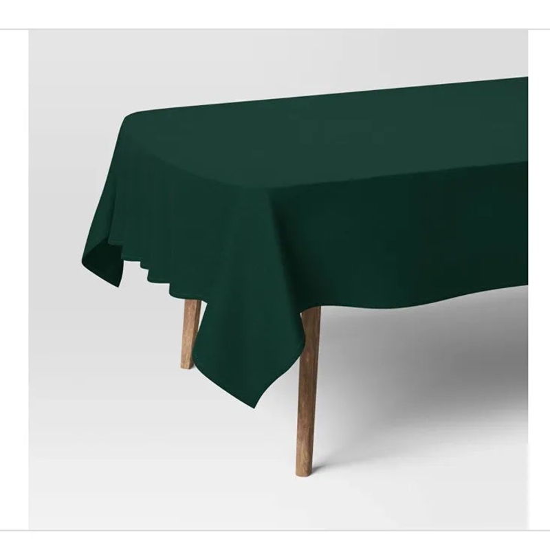 84″x60″ Solid Tablecloth – Green