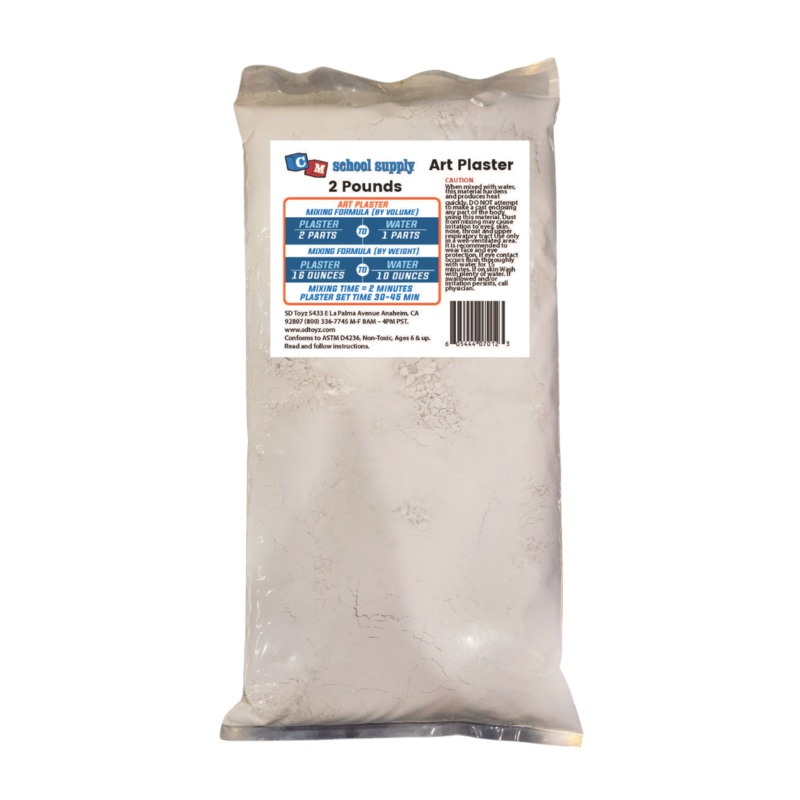 CM School Supply 2lb Premium Art Plaster