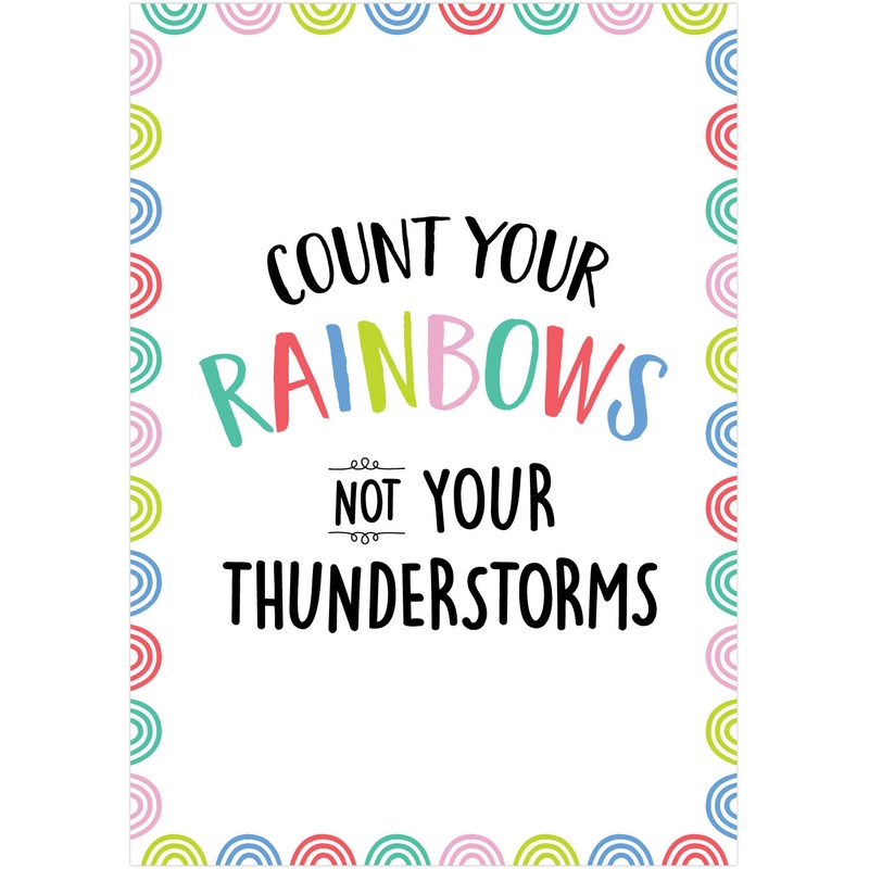 Count your rainbows… (Rainbow Doodles) Inspire U Posters