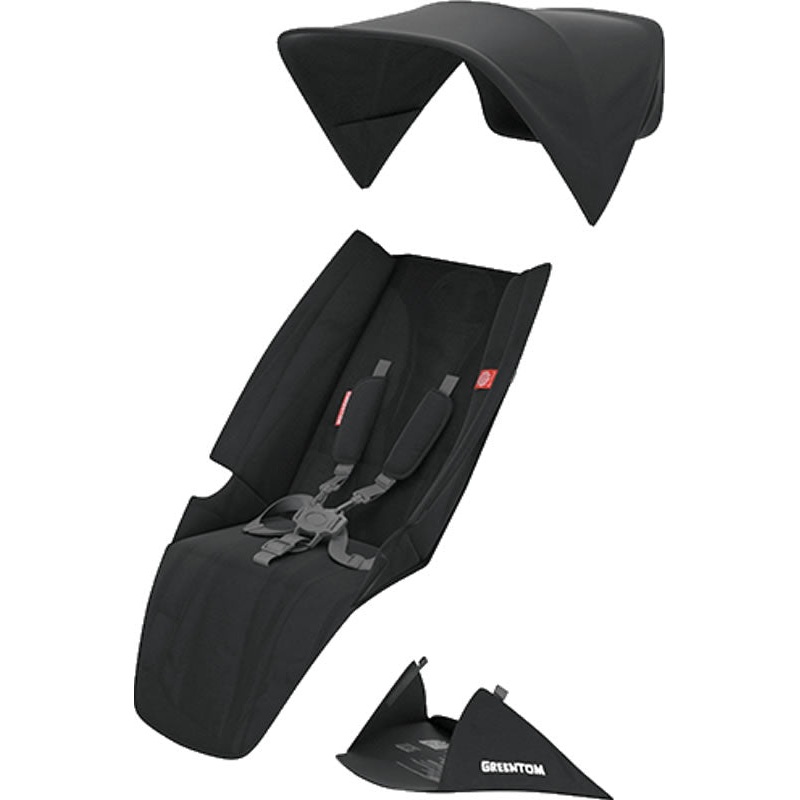 Greentom Classic Seat Fabric Set – Black