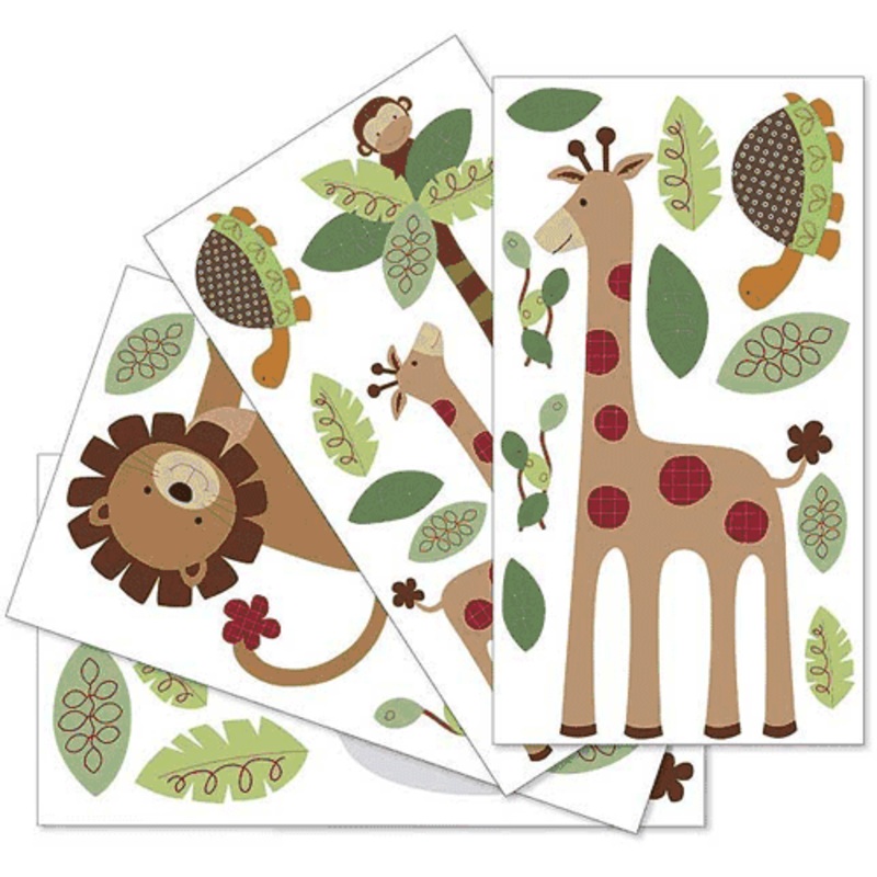 Lambs & Ivy Coco Tails Wall Appliques