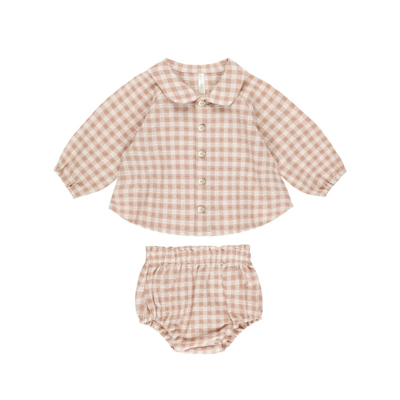 Nellie Set – Pink Gingham