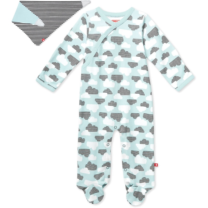 Skip Hop Star-Struck Footie & Bandana Bib – Blue (Newborn)