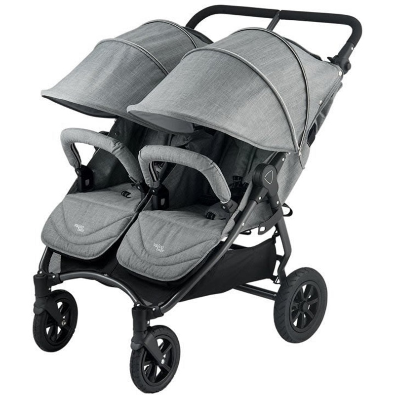 Valco Neo Twin Tailormade Double Stroller – Grey Marle