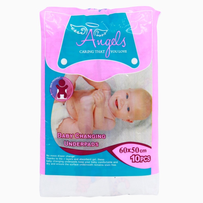 Angels Baby Changing Underpads 60*50 (10 Pcs)