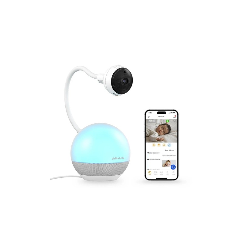 Baby Mood Lite Smart HD Baby Camera Mood Light Sleep Trainer and Sound Soothe