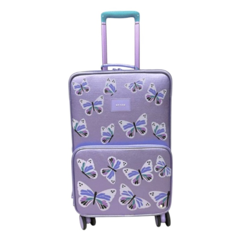 Logan Carry-On Suitcase Butterfly