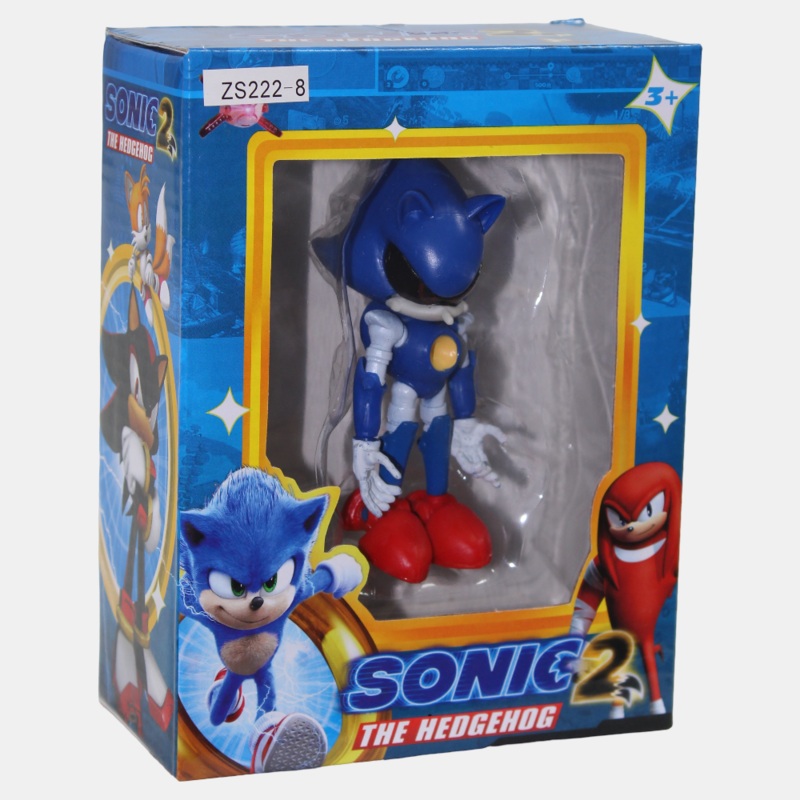 Metal Sonic the Hedgehog Action Figure Blue