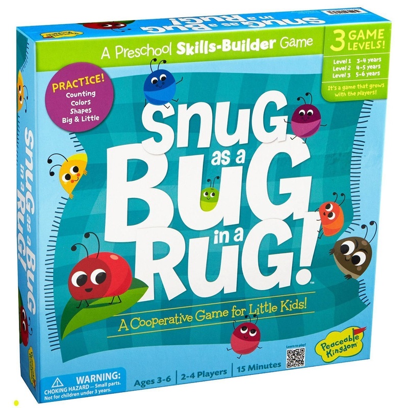Peaceable Kingdom Snug as a Bug in a Rug Matching Game