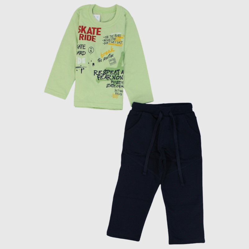 “Skate Ride” Long-Sleeved Pajama