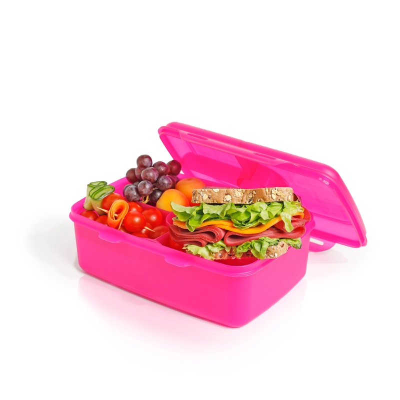 Banana Lunch Box With Splitter 2 Levels (2 L)