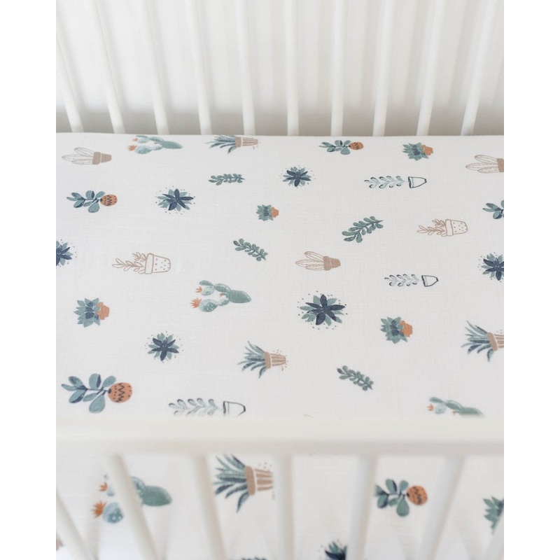 Little Unicorn Cotton Muslin Crib Sheet – Prickle Pots