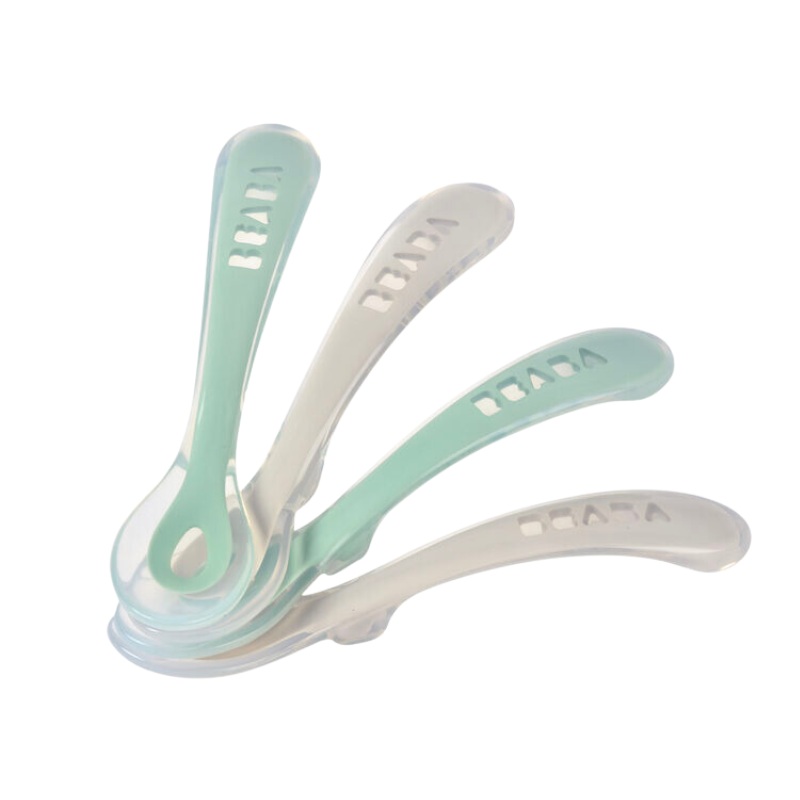 Second Stage Silicone Spoons – 4 Pack