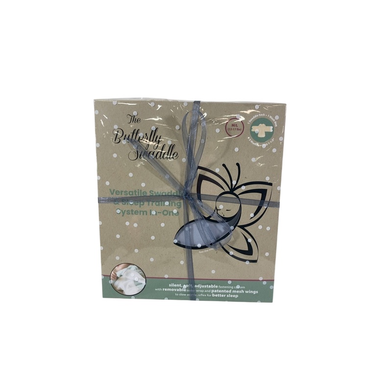 The Butterfly Swaddle Butterfly Swaddle, M/L, Periwinkle
