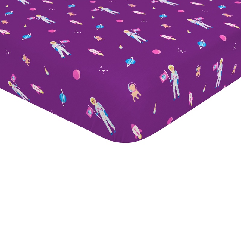 Twin Sheet in Barbie Astronaut