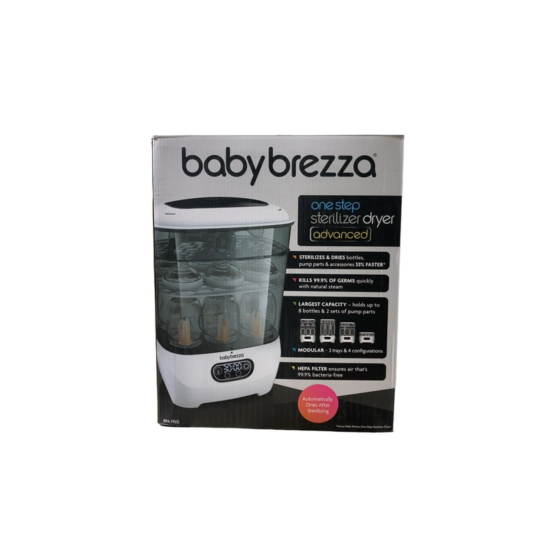 Baby Brezza Sterilizer And Dryer Advanced, White