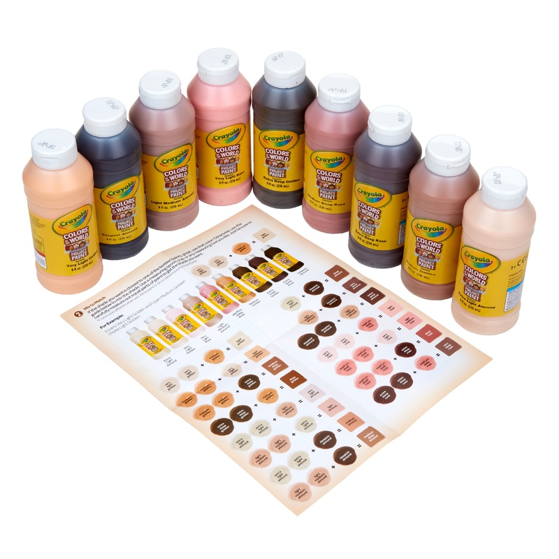 Crayola Colors of the World Washable Project Paint Set