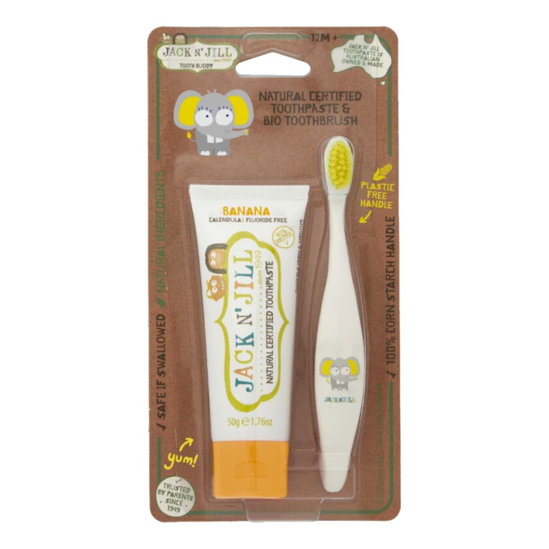 Tooth Buddy Pack – Toothbrush & Toothpaste