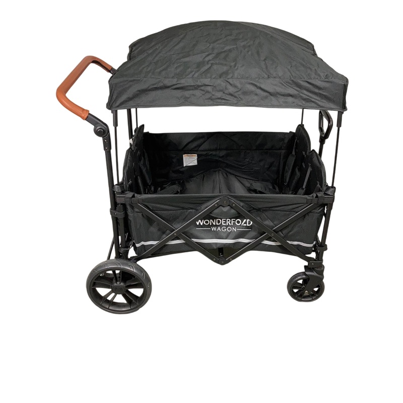 Wonderfold X4 Push & Pull Quad Stroller, 2022, Stealth Black
