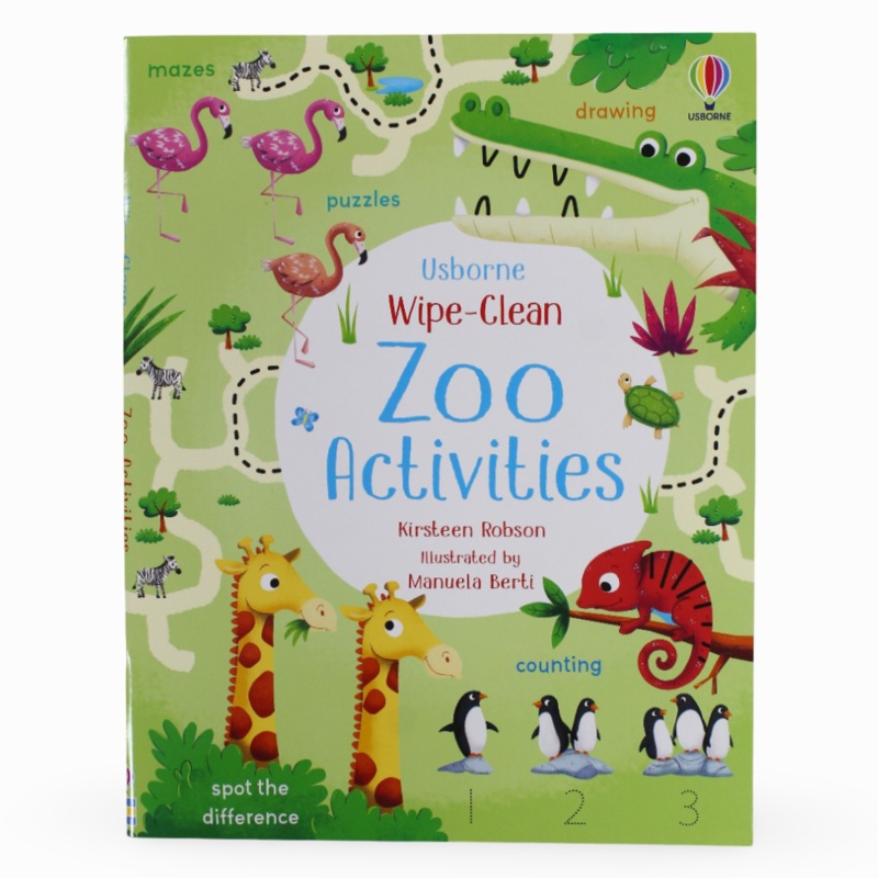 Zoo Activities  Wipe-Clean Workbook