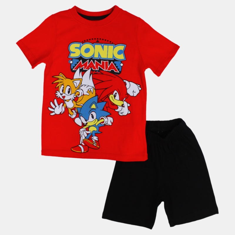 Boys Cotton Pajama Set – Sonic Mania Design