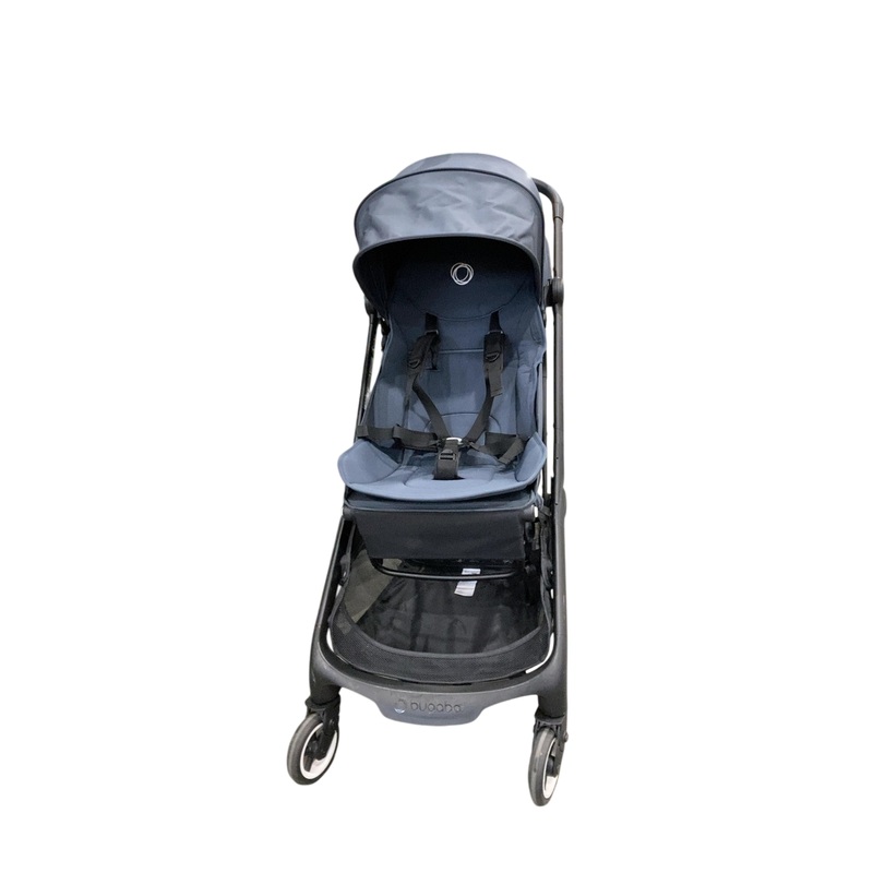 Bugaboo Butterfly Stroller, 2022, Black, Stormy Blue, Stormy Blue