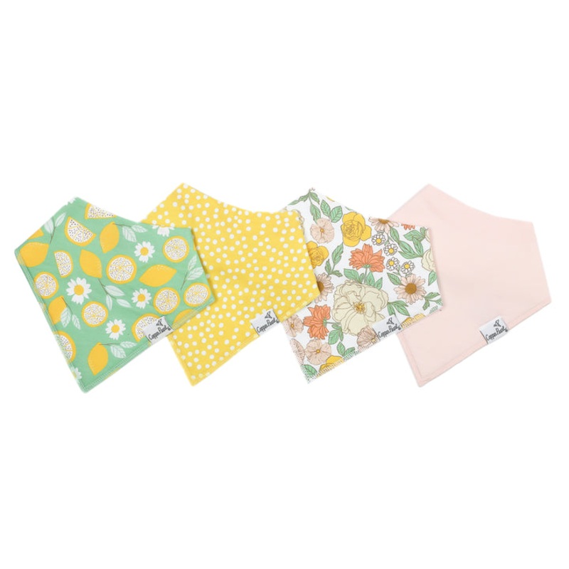 Copper Pearl Baby Bandana Bibs | Lemon