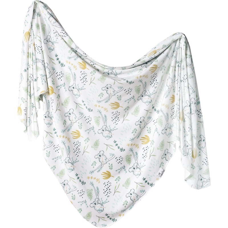 Copper Pearl Knit Swaddle Blanket | Aussie