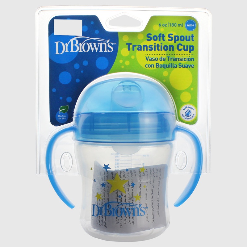 Dr. Brown’s Soft Spout Transition Cup Blue 6M+