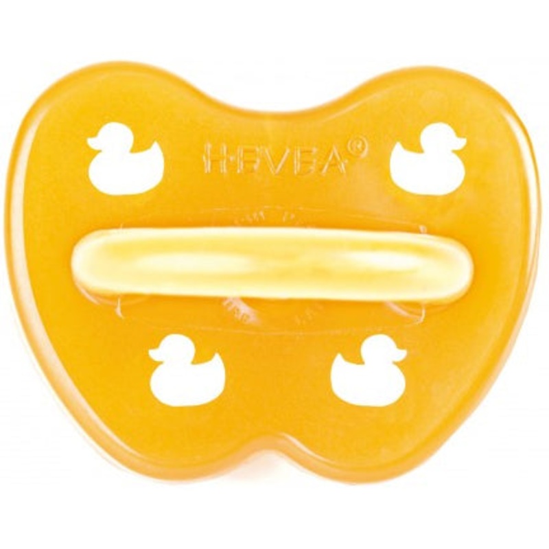 Hevea Natural Rubber Pacifer – Duck (3-36 Months)