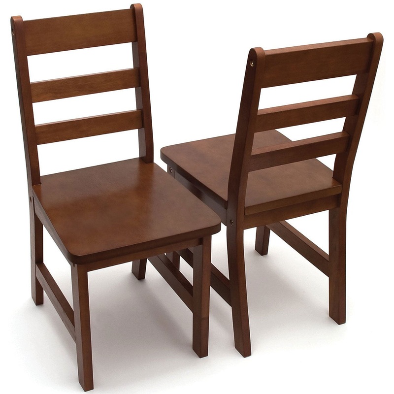 Lipper International Child’s Chair Set – Walnut