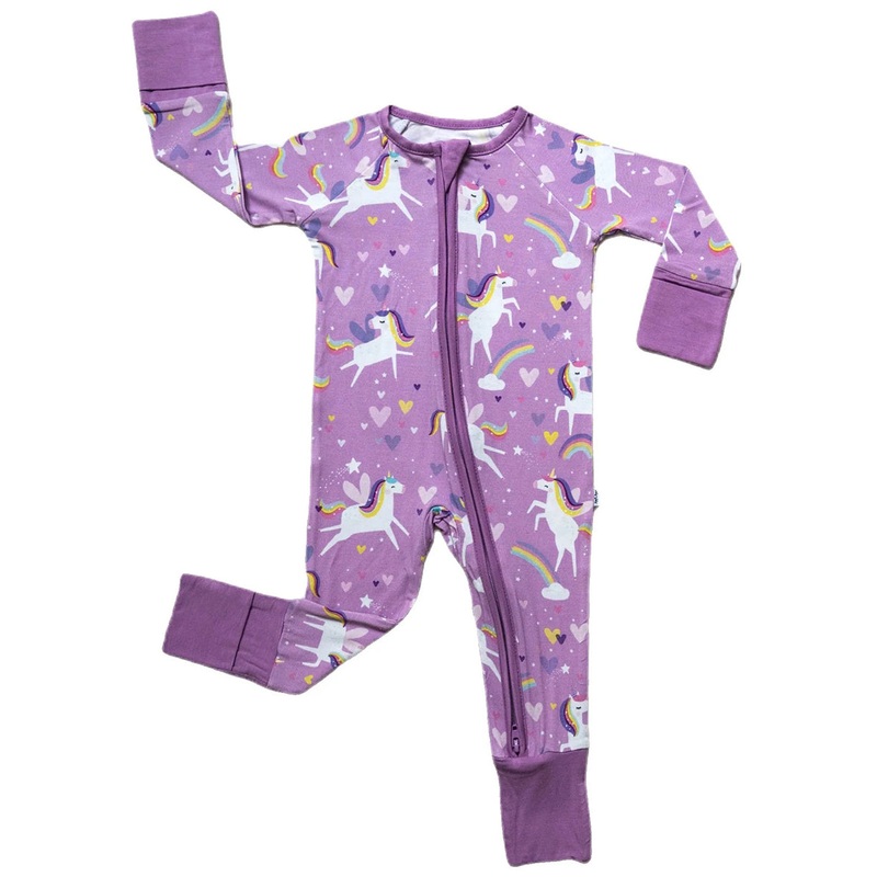 Little Sleepies Bamboo Viscose Zippy – Sienna’s Unicorns, 3 – 6 months