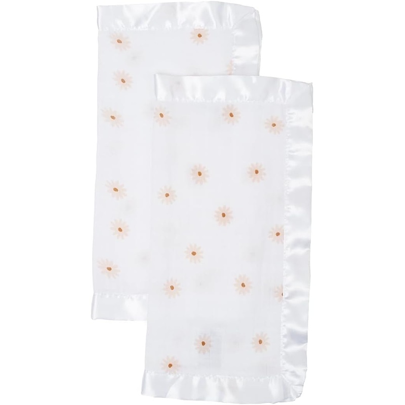 Lulujo Baby Security Lovie Blankets, Daisies